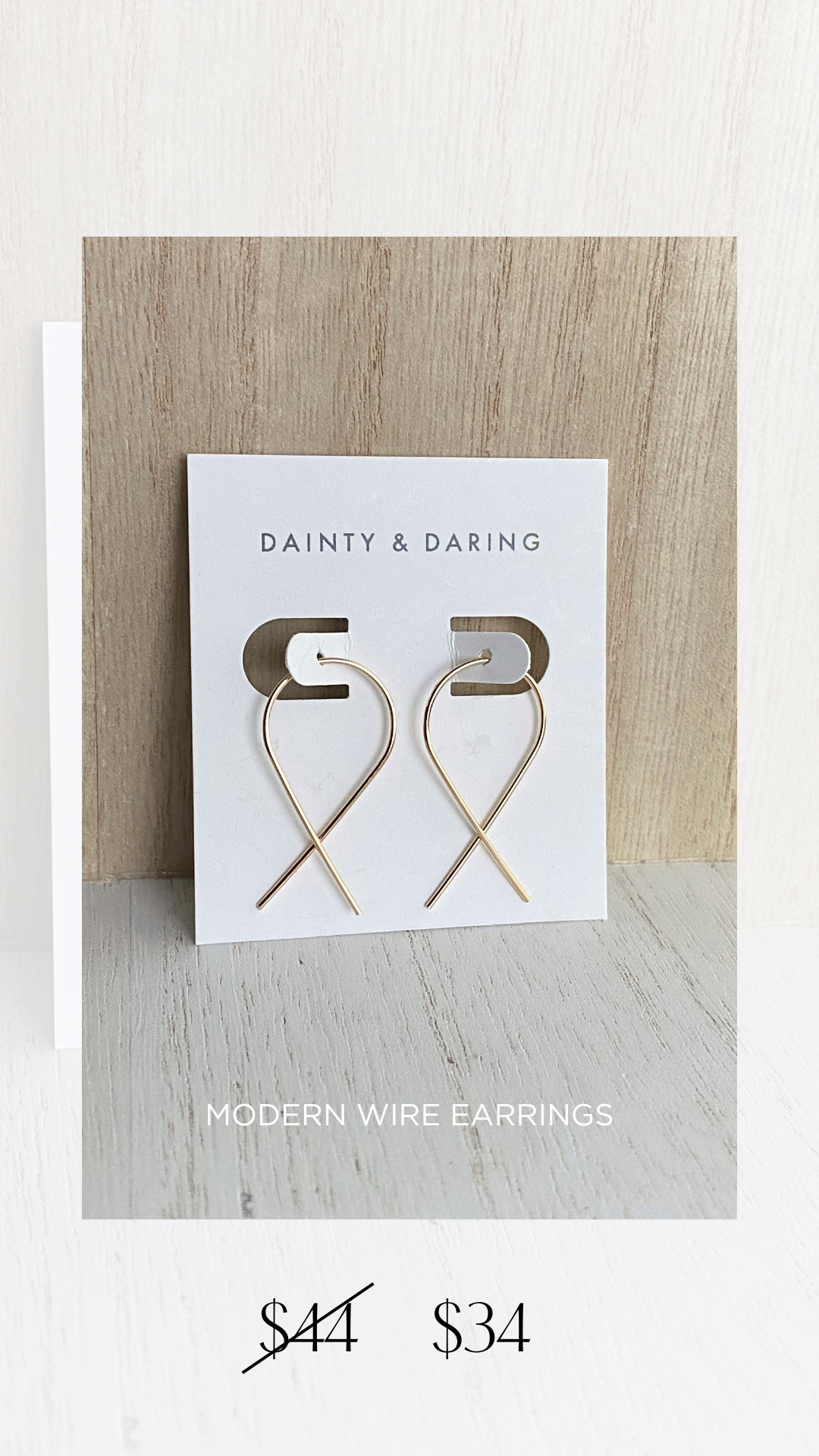 Modern Wire Earrings