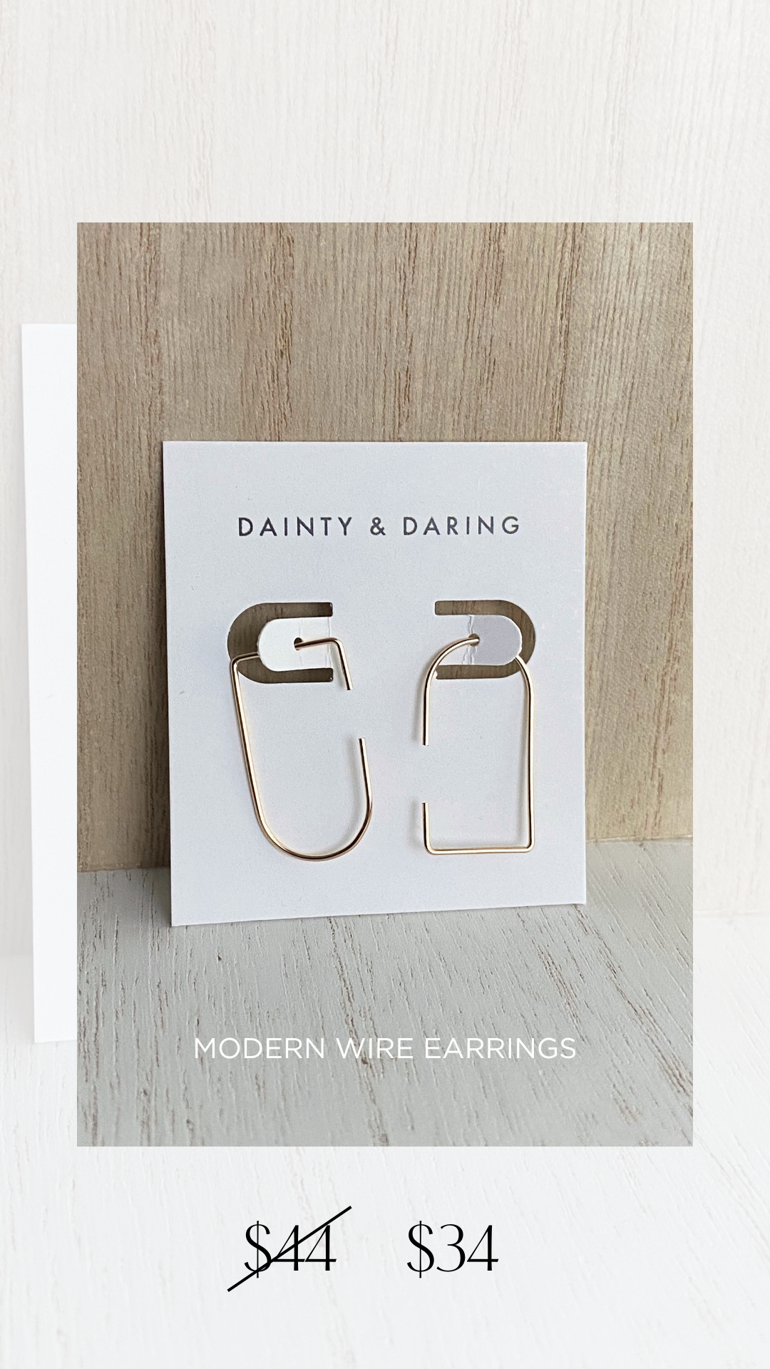 Modern Wire Earrings (H)