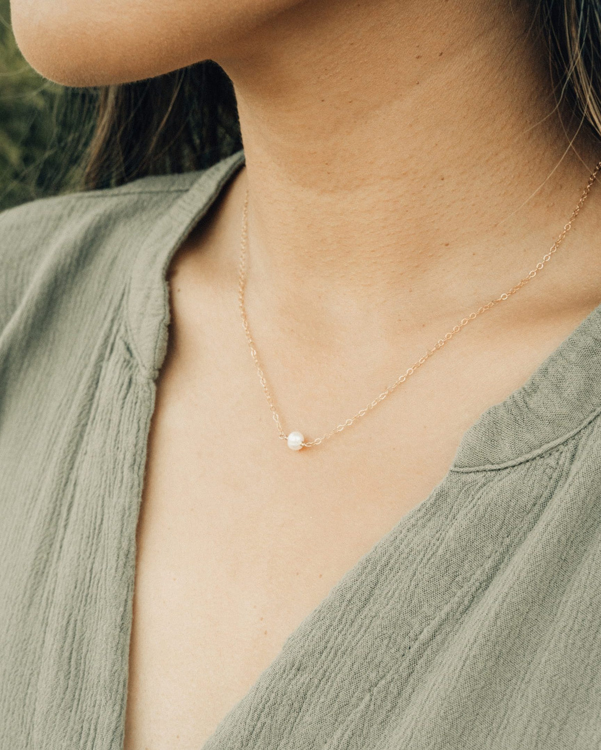 Ava Pearl Necklace
